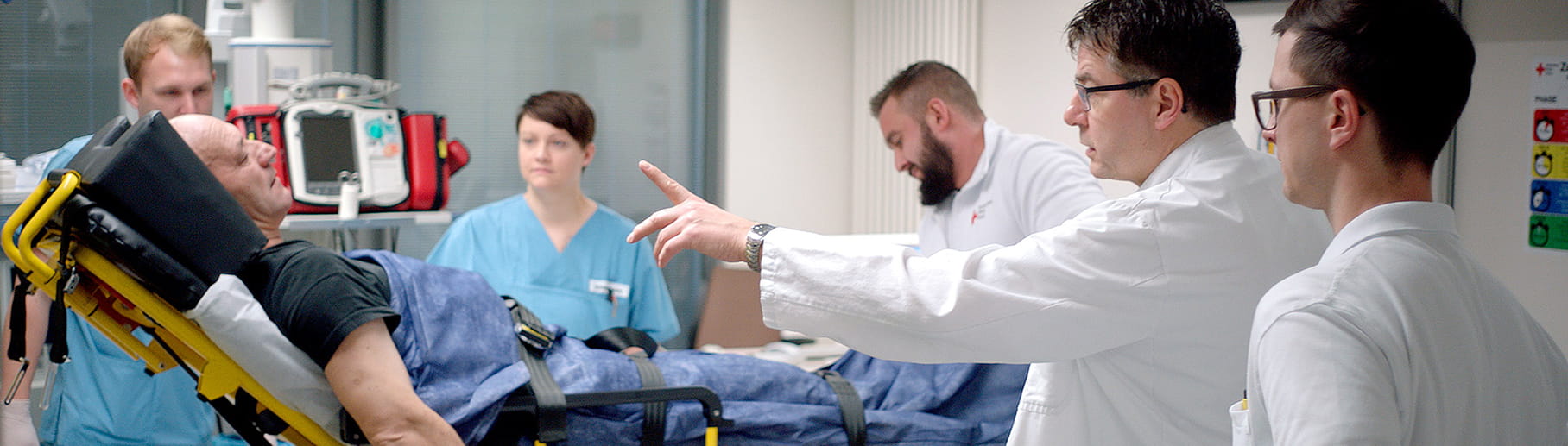 Radiometer in the Emergency Department - Hospital situation with patient