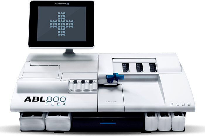 Product image of the ABL800 FLEX blood gas analyzer from Radiometer