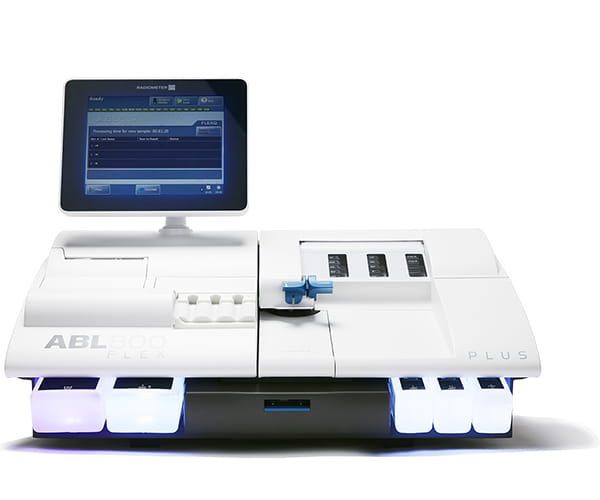 ABL800 FLEX blood gas analyzer from Radiometer