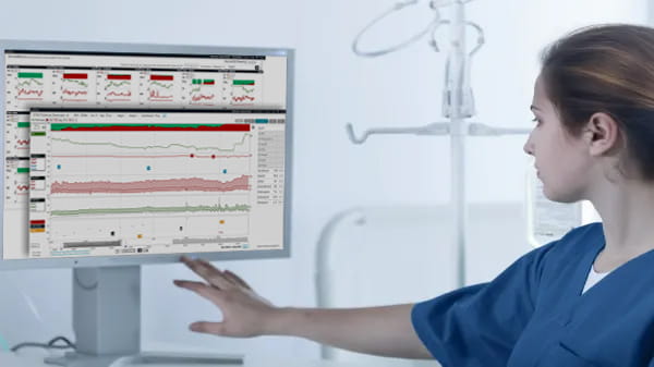 Etiometry - nurse and screen