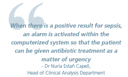 Quote from case story on AQT90 - from Hospital Universitario